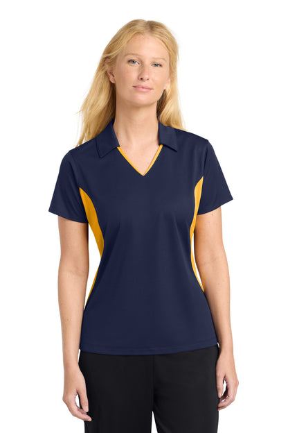 Sport-Tek Women's Side Blocked Micropique Sport-Wick Polo LST655