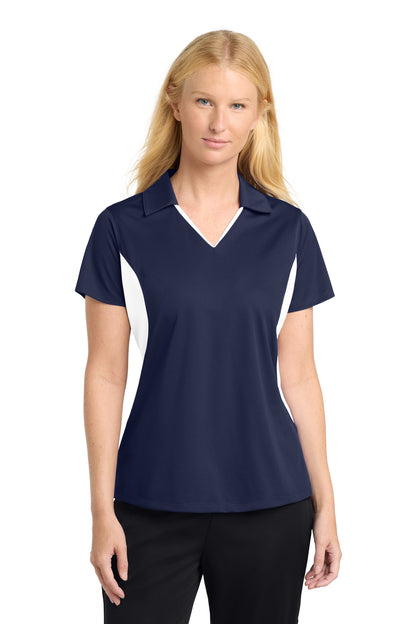 Sport-Tek Women's Side Blocked Micropique Sport-Wick Polo LST655