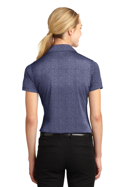 Sport-Tek Women's Heather Contender Polo. LST660 True Navy Heather