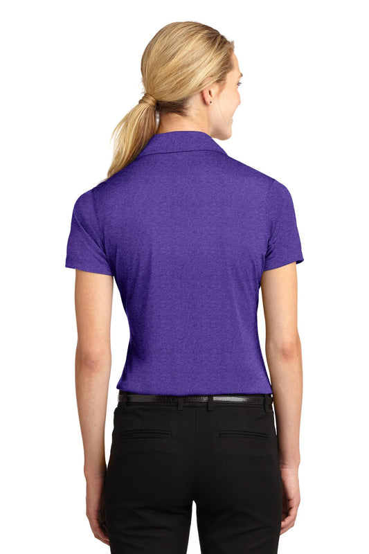 Sport-Tek Women's Heather Contender Polo. LST660 Varsity Purple Heather