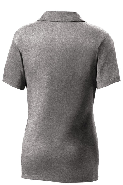 Sport-Tek Women's Heather Contender Polo. LST660 Vintage Heather