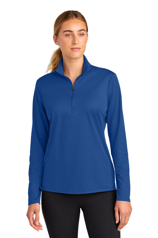 Sport-Tek Women's Micropique Sport-Wick 1/4-Zip LST672 True Royal
