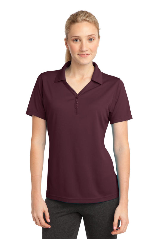 Sport-Tek Women's PosiCharge Micro-Mesh Polo. LST680 Maroon