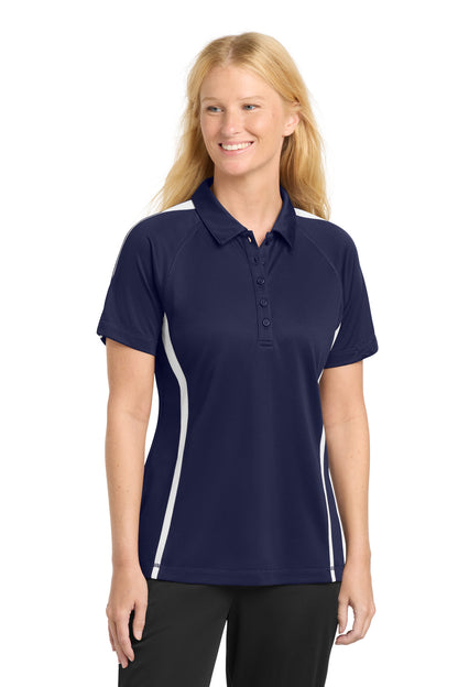 Sport-Tek Women's PosiCharge Micro-Mesh Colorblock Polo LST685