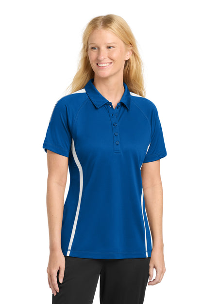 Sport-Tek Women's PosiCharge Micro-Mesh Colorblock Polo LST685