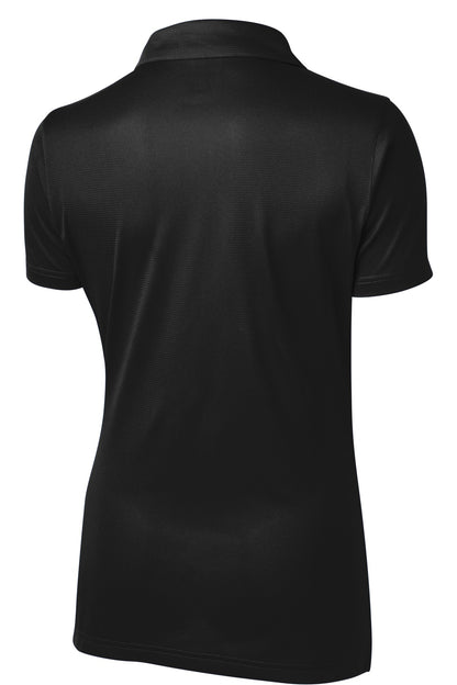 Sport-Tek Women's PosiCharge Active Textured Polo. LST690 Black
