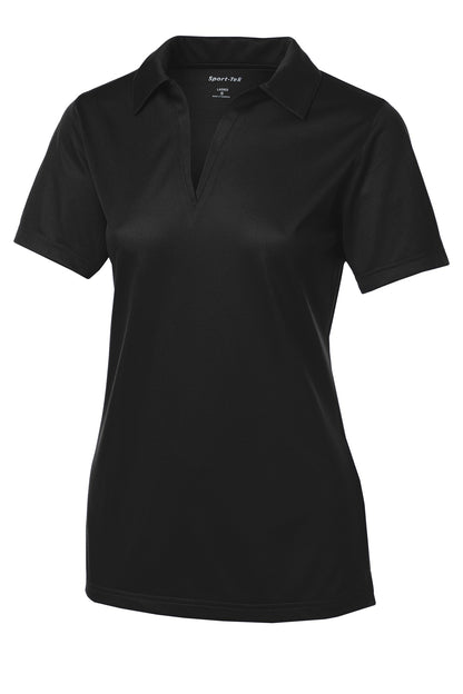 Sport-Tek Women's PosiCharge Active Textured Polo. LST690 Black