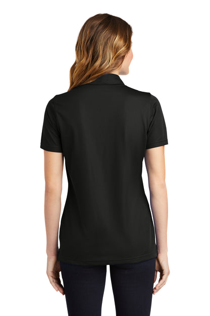 Sport-Tek Women's PosiCharge Active Textured Polo. LST690 Black