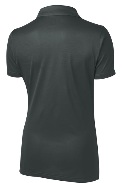 Sport-Tek Women's PosiCharge Active Textured Polo. LST690 Iron Grey