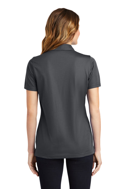 Sport-Tek Women's PosiCharge Active Textured Polo. LST690 Iron Grey