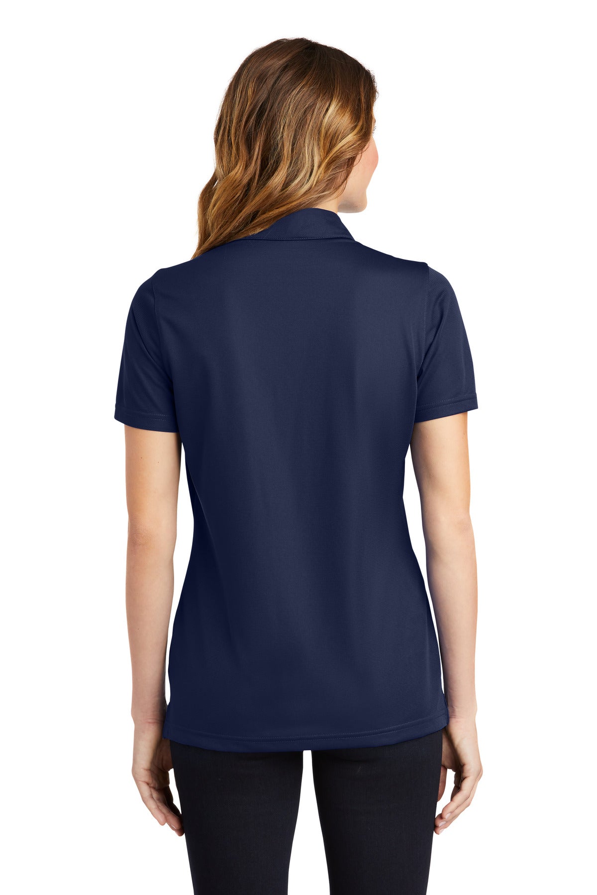 Sport-Tek Women's PosiCharge Active Textured Polo. LST690 True Navy