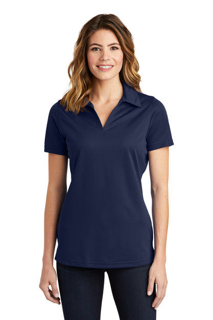 Sport-Tek Women's PosiCharge Active Textured Polo. LST690 True Navy