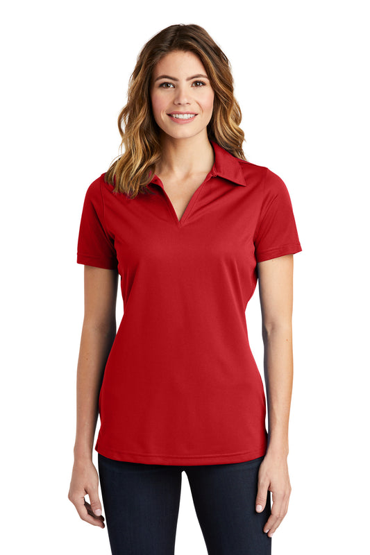 Sport-Tek Women's PosiCharge Active Textured Polo. LST690 True Red