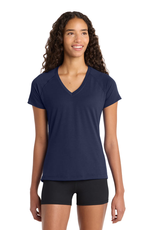 Sport-Tek Women's Ultimate Performance V-Neck LST700 True Navy