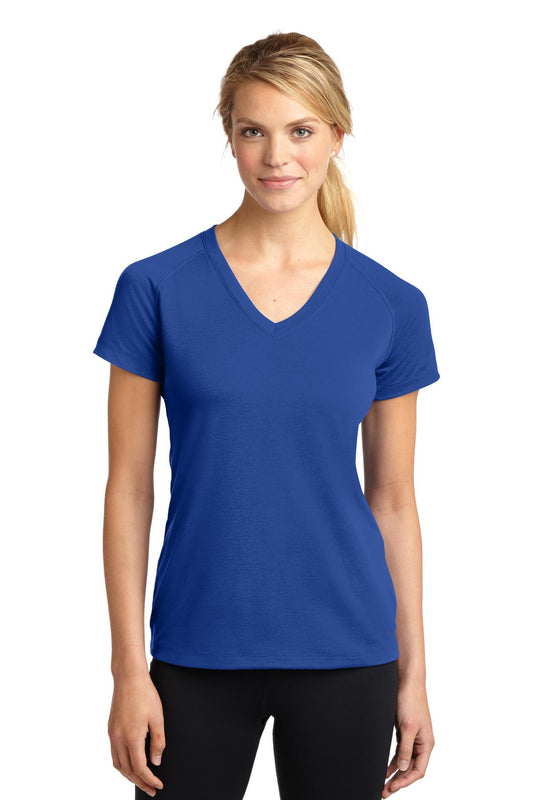 Sport-Tek Women's Ultimate Performance V-Neck. LST700 True Royal