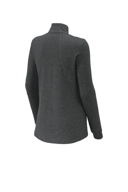 Sport-Tek Women's Exchange 1.5 Long Sleeve 1/2-Zip LST711 Grey Heather