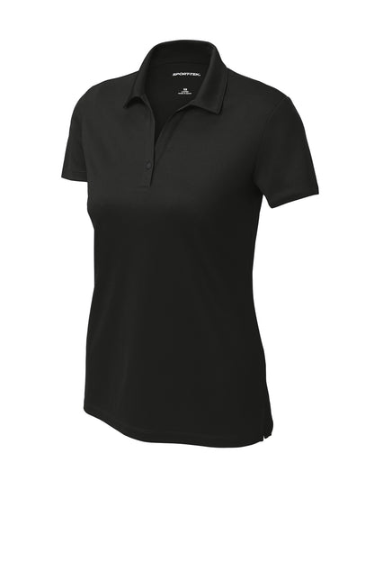 Sport-Tek Women's UV Micropique Polo LST740 Black