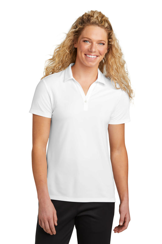 Sport-Tek Women's UV Micropique Polo LST740 White