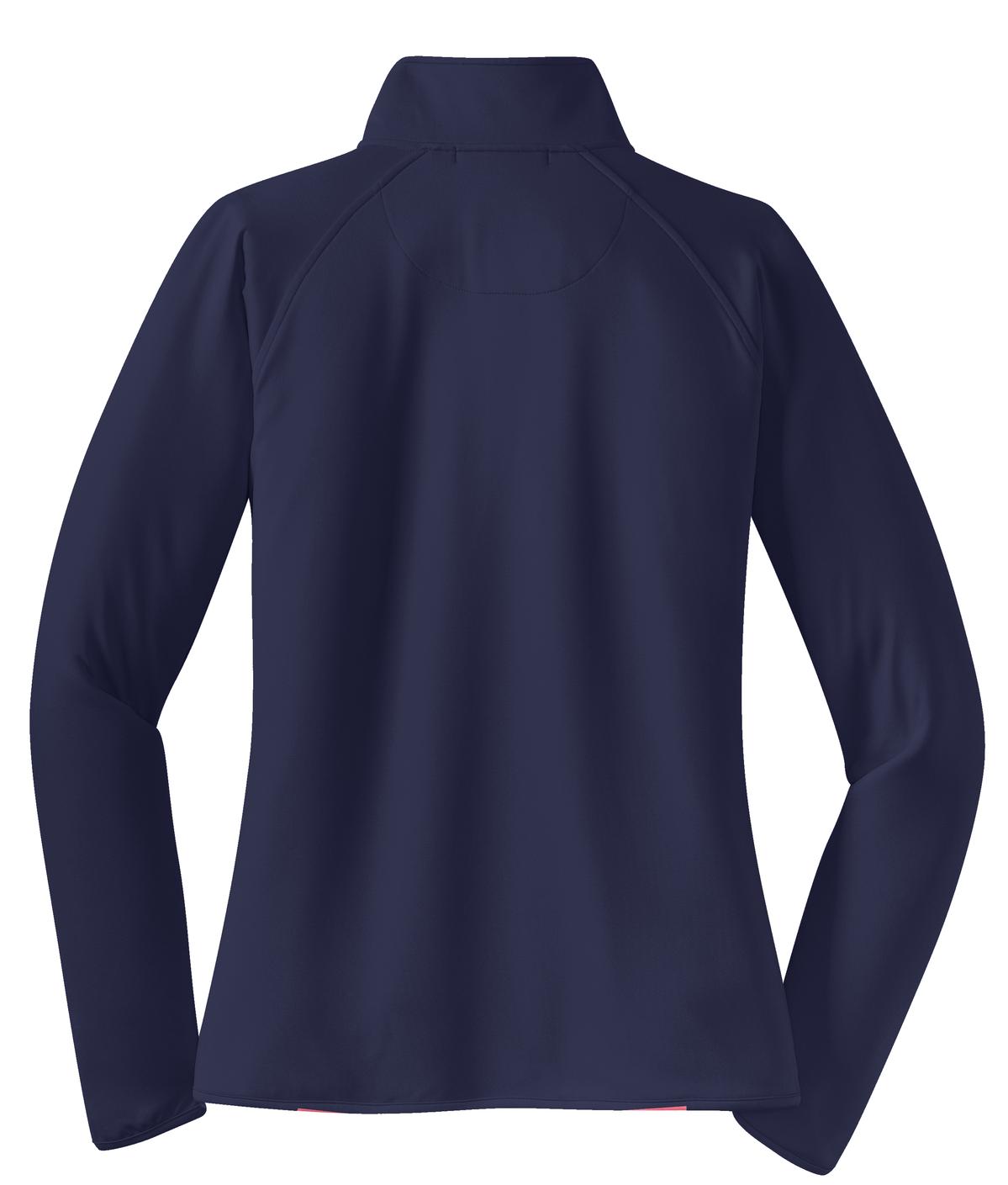 Sport-Tek Women's Sport-Wick Stretch 1/4-Zip Pullover. LST850 True Navy