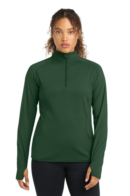Sport-Tek Women's Sport-Wick Stretch 1/4-Zip Pullover