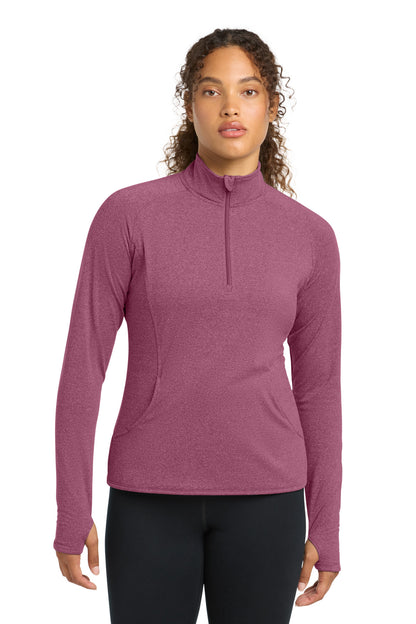 Sport-Tek Women's Sport-Wick Stretch 1/4-Zip Pullover