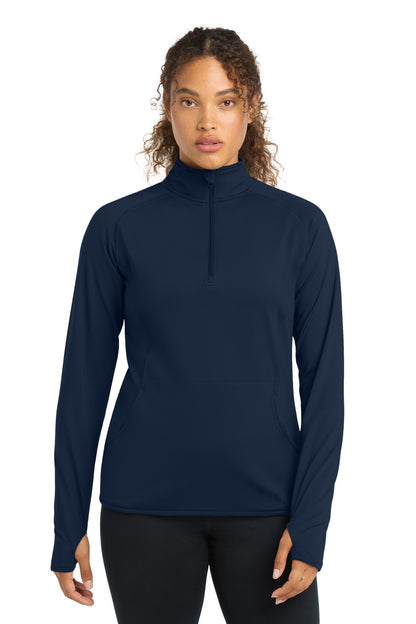 Sport-Tek Women's Sport-Wick Stretch 1/4-Zip Pullover