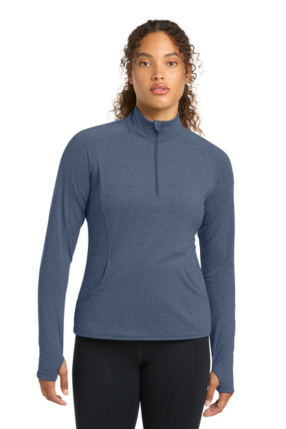 Sport-Tek Women's Sport-Wick Stretch 1/4-Zip Pullover