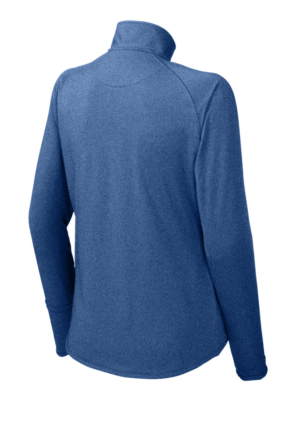 Sport-Tek Women's Sport-Wick Stretch 1/4-Zip Pullover. LST850 True Royal Heather