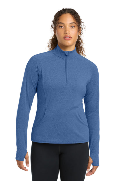 Sport-Tek Women's Sport-Wick Stretch 1/4-Zip Pullover