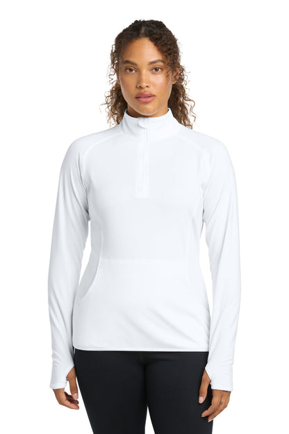 Sport-Tek Women's Sport-Wick Stretch 1/4-Zip Pullover