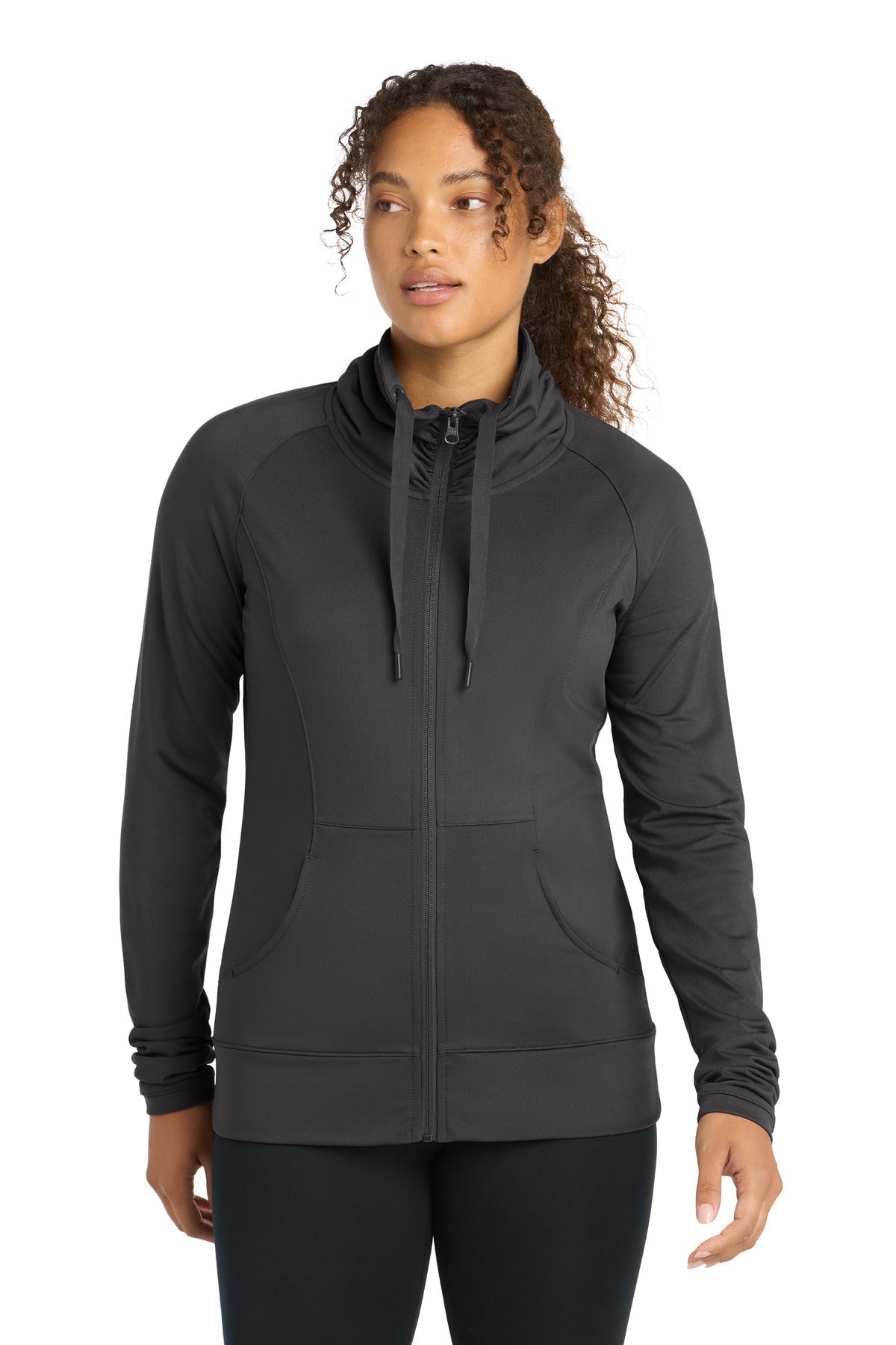 Sport-Tek Women's Sport-Wick Stretch Full-Zip Jacket