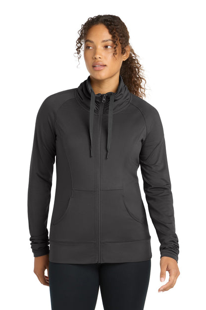 Sport-Tek Women's Sport-Wick Stretch Full-Zip Jacket