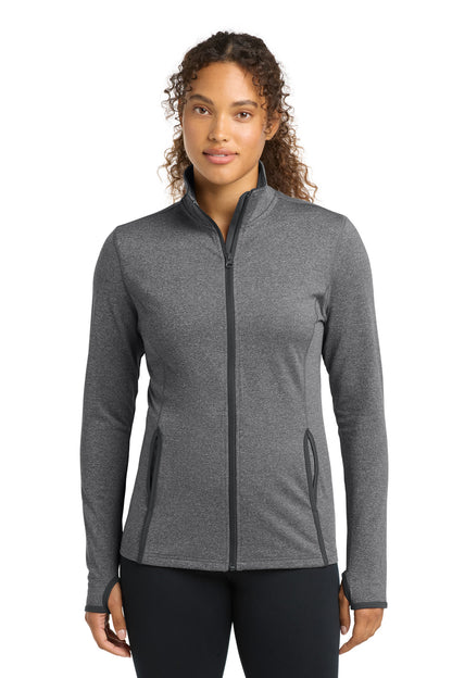 Sport-Tek Women's Sport-Wick Stretch Contrast Full-Zip Jacket LST853