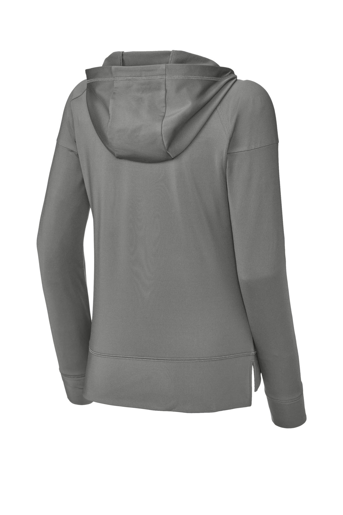 Sport-Tek Women's Sport-Wick Stretch 1/2-Zip Hoodie LST856 Charcoal Grey