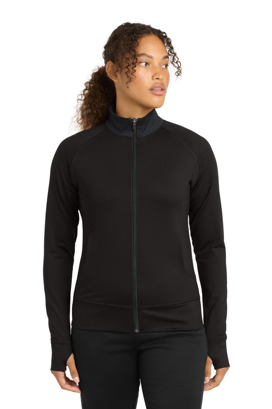 Sport-Tek Women's NRG Fitness Jacket LST885 Black