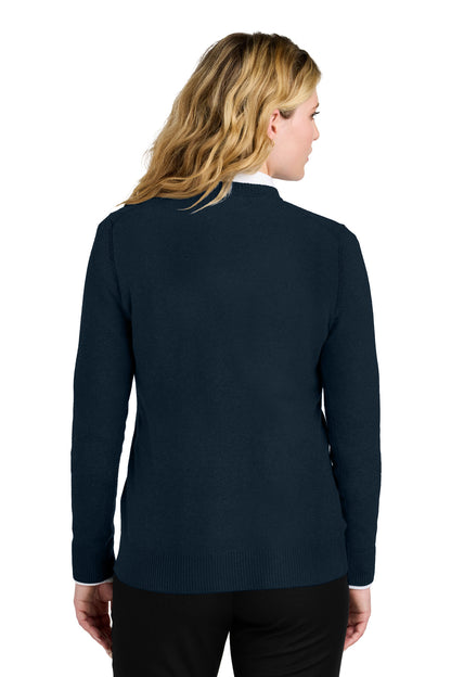 Port Authority Women's Easy Care V-Neck Sweater LSW2850 River Blue Navy