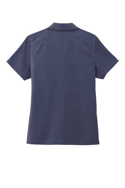 Port Authority Women's Short Sleeve Performance Staff Shirt LW400 True Navy