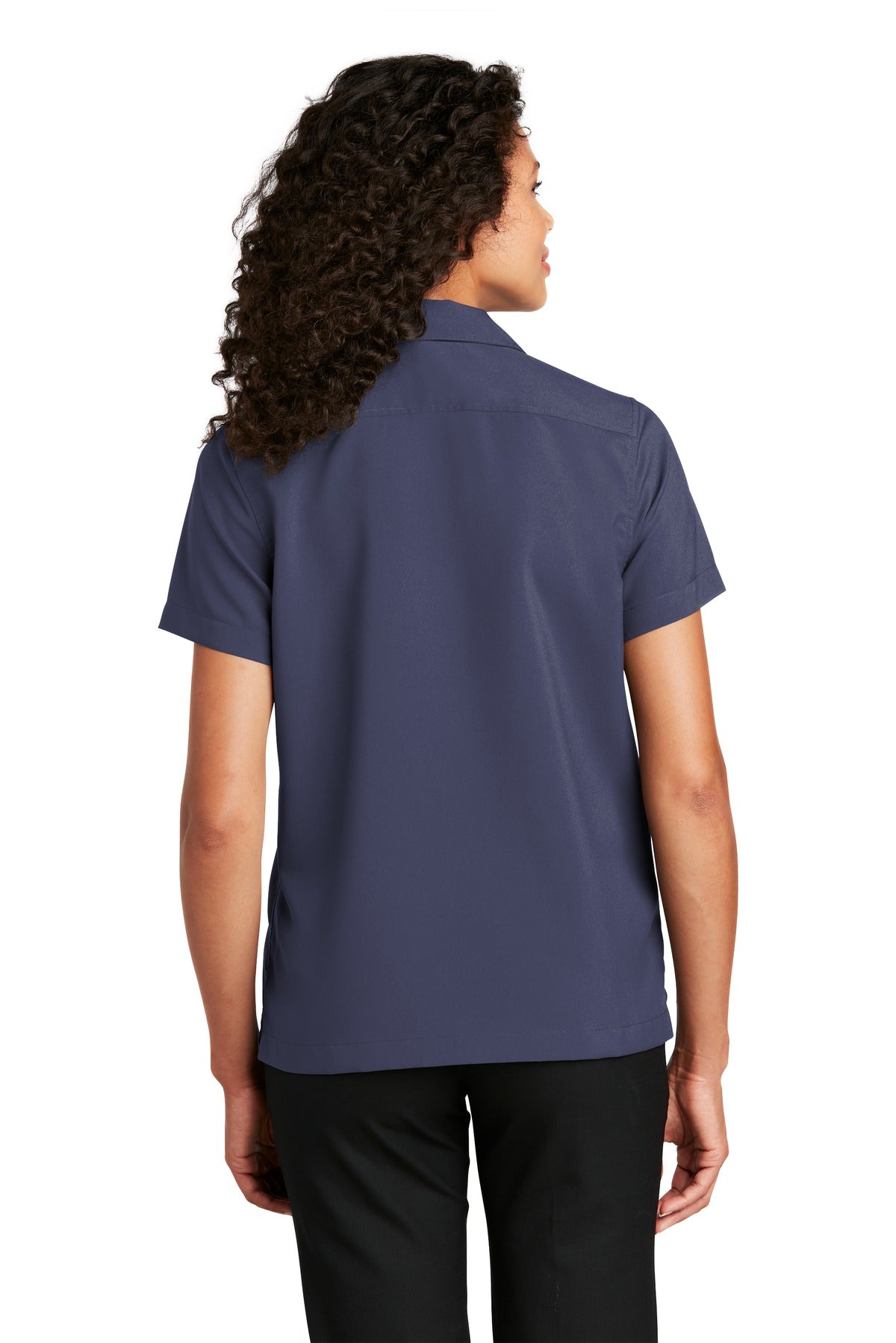 Port Authority Women's Short Sleeve Performance Staff Shirt LW400 True Navy