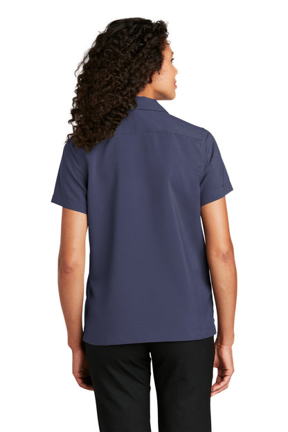 Port Authority Women's Short Sleeve Performance Staff Shirt LW400 True Navy