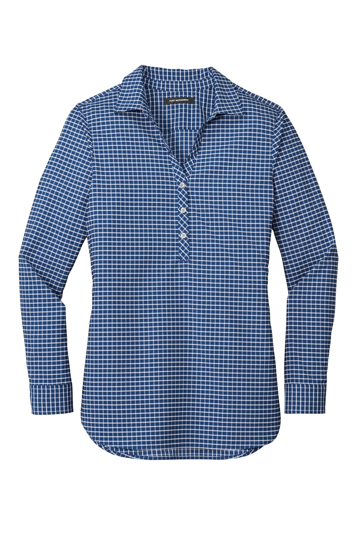 Port Authority  Ladies City Stretch Tunic LW680 True Blue/ White