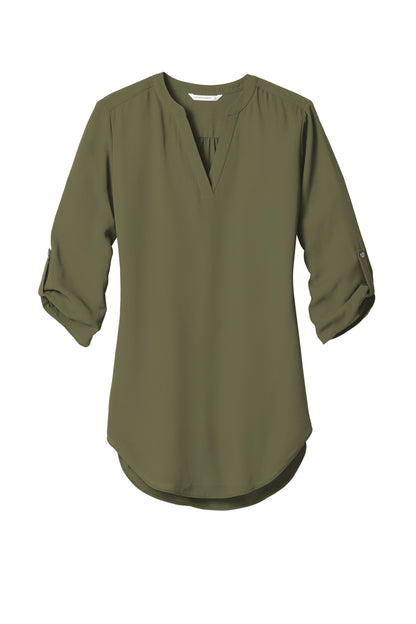 Port Authority Women's 3/4-Sleeve Tunic Blouse. LW701 Deep Olive