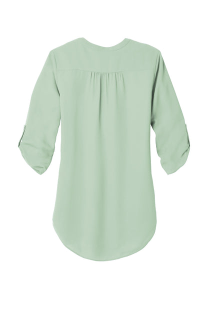 Port Authority Women's 3/4-Sleeve Tunic Blouse. LW701 Misty Sage