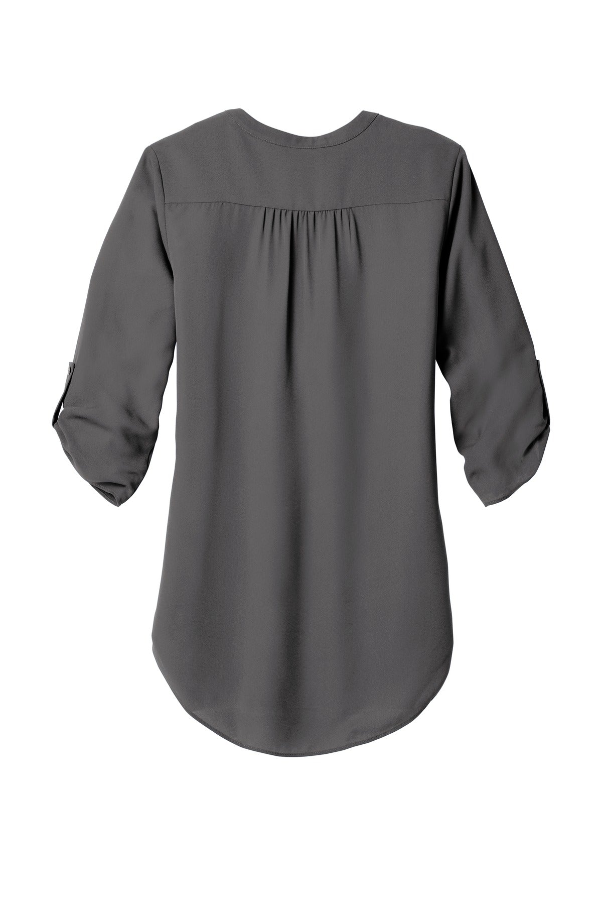 Port Authority Women's 3/4-Sleeve Tunic Blouse. LW701 Sterling Grey