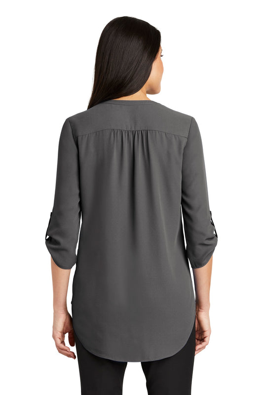Port Authority Women's 3/4-Sleeve Tunic Blouse. LW701 Sterling Grey