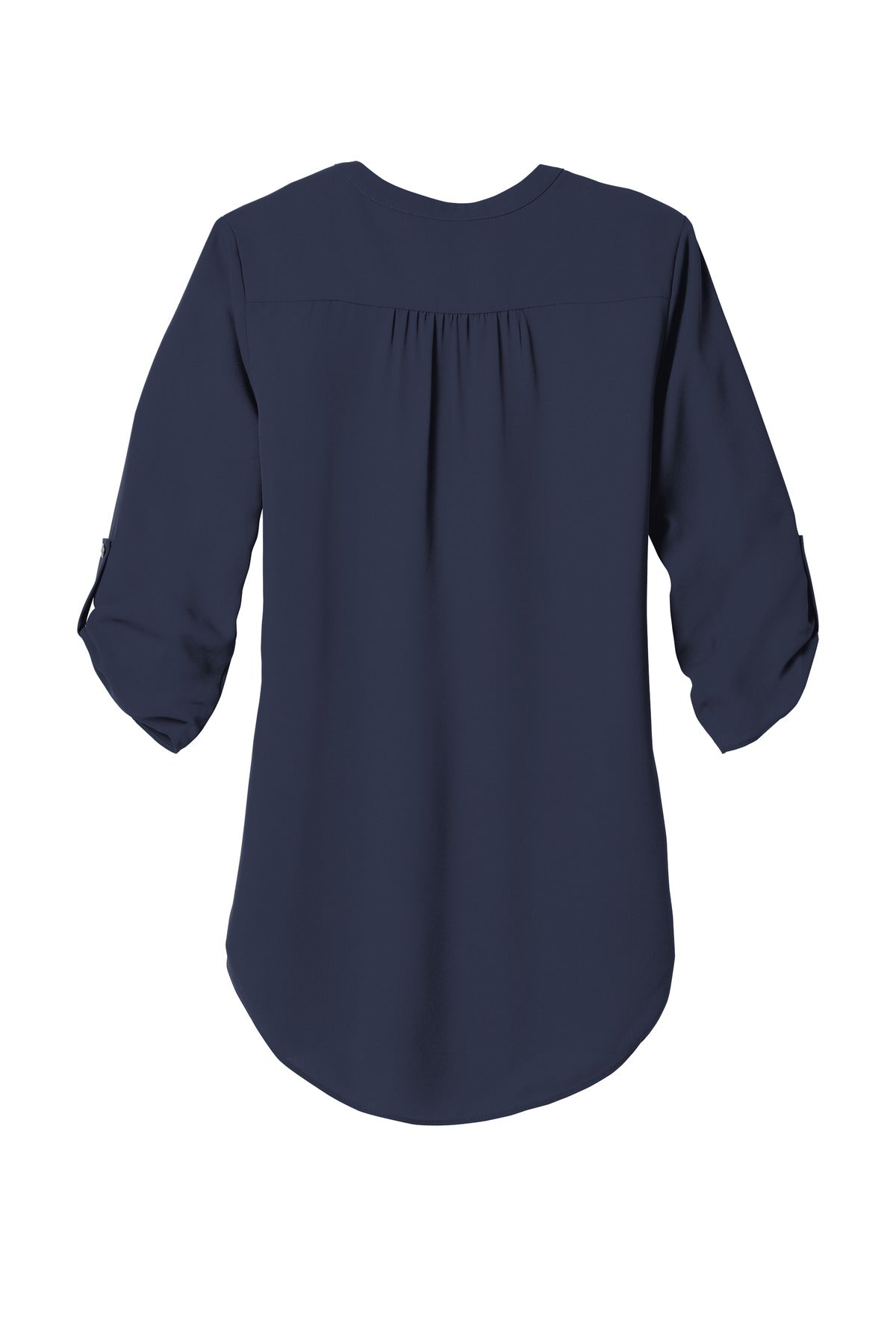 Port Authority Women's 3/4-Sleeve Tunic Blouse. LW701 True Navy