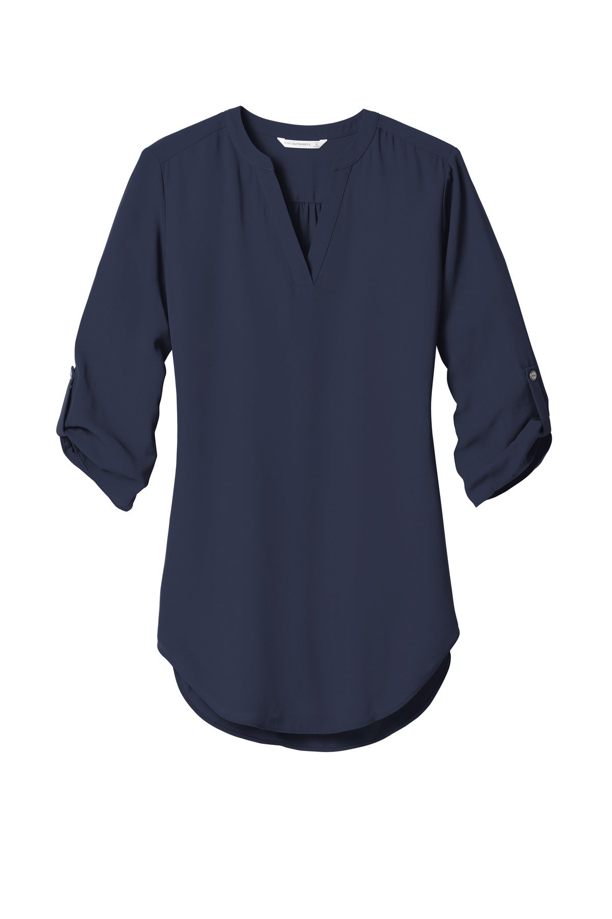 Port Authority Women's 3/4-Sleeve Tunic Blouse. LW701 True Navy