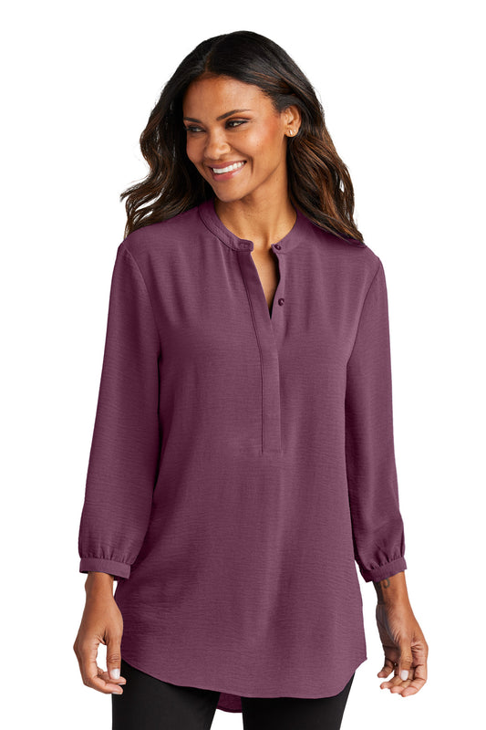 Port Authority Women's 3/4-Sleeve Textured Crepe Tunic LW713 Purple Mist