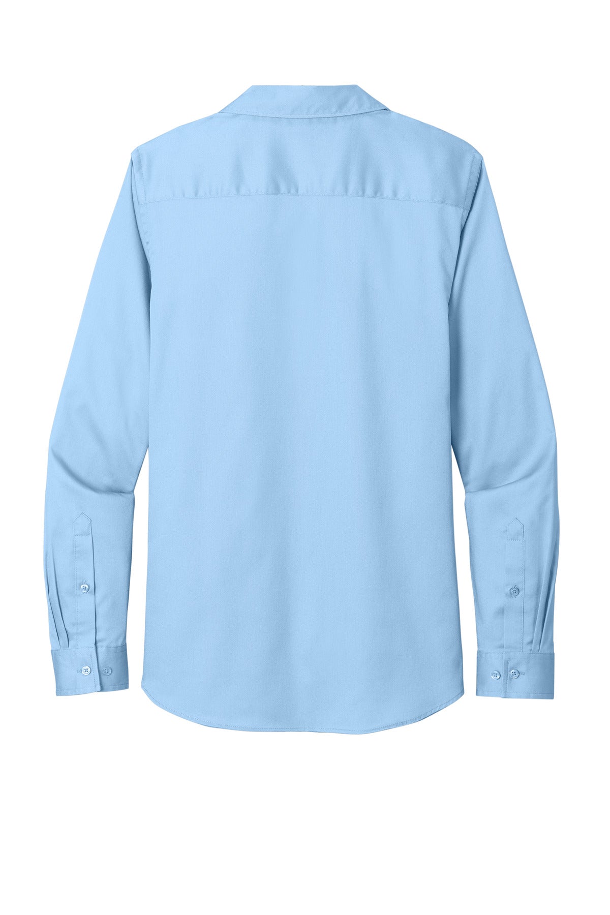 Port Authority Women's Long Sleeve SuperPro ReactTwill Shirt. LW808 Cloud Blue