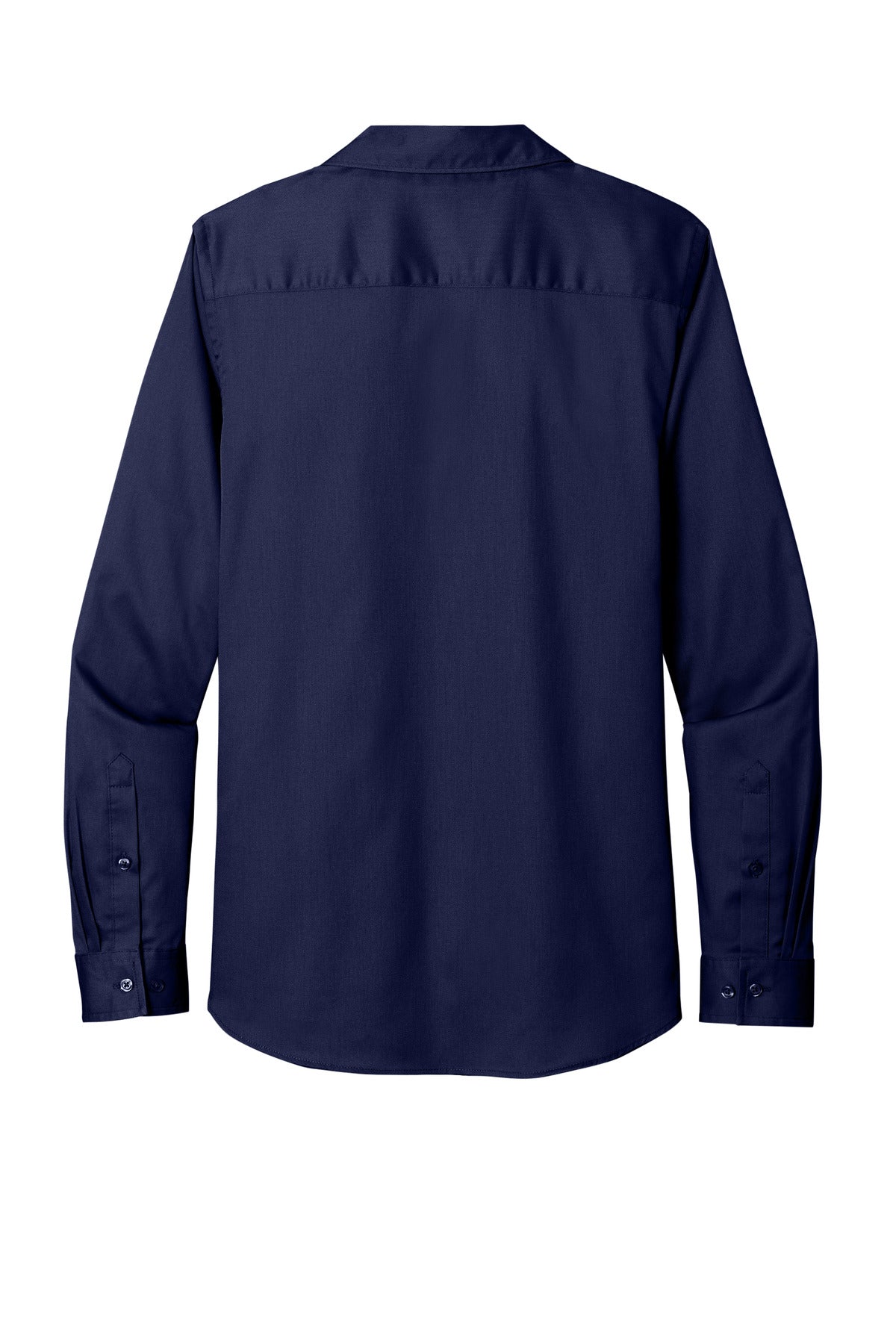 Port Authority Women's Long Sleeve SuperPro ReactTwill Shirt. LW808 True Navy