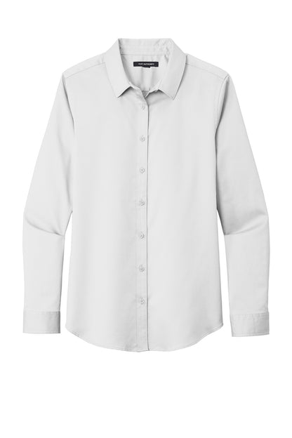 Port Authority Women's Long Sleeve SuperPro ReactTwill Shirt. LW808 White